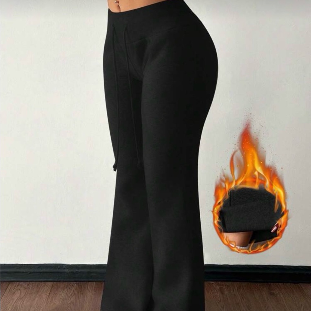 Fashion Nova Black Wide Leg Pants